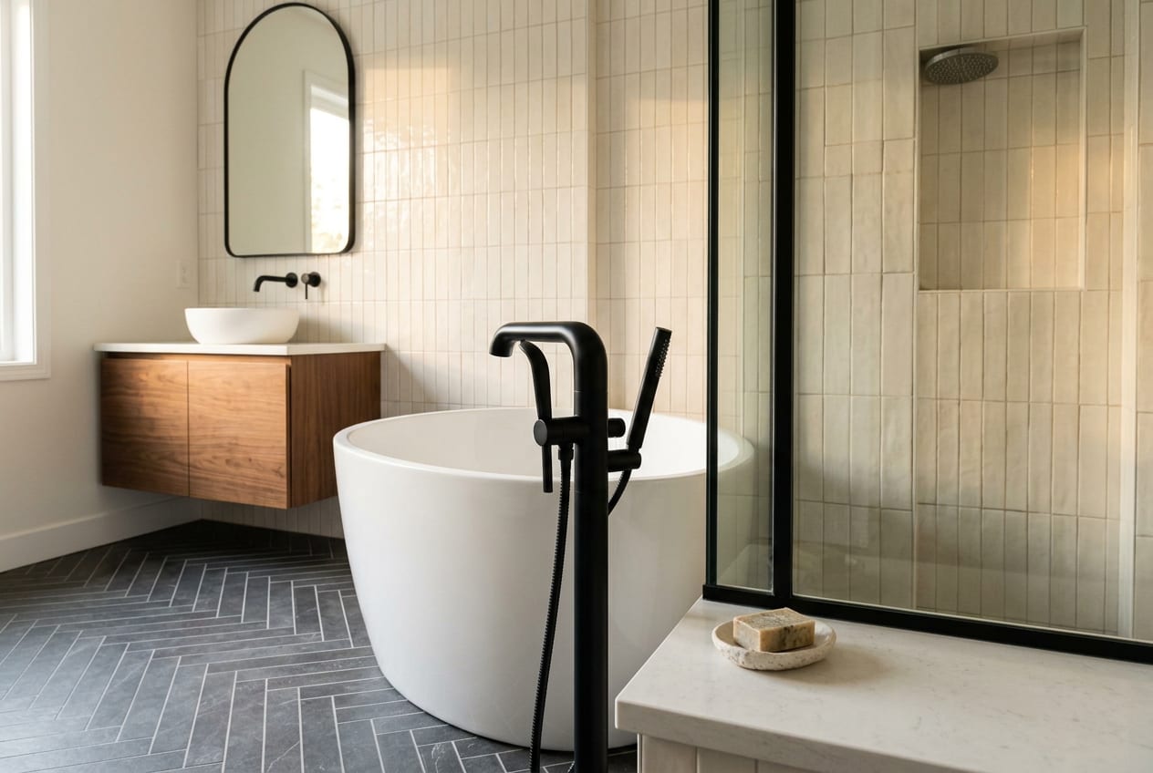 Nunez Bathroom Remodeling Co, bathroom remodeling in Woodinville, completed project 3